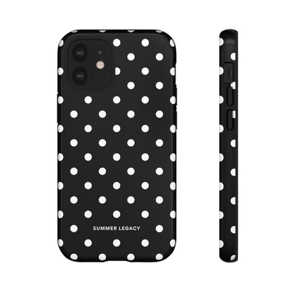Ebony Polka Dot iPhone Case