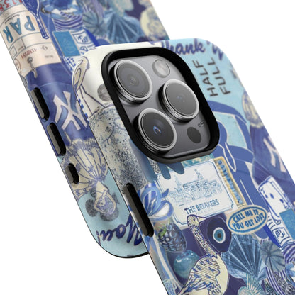 Blue Collage MagSafe Case