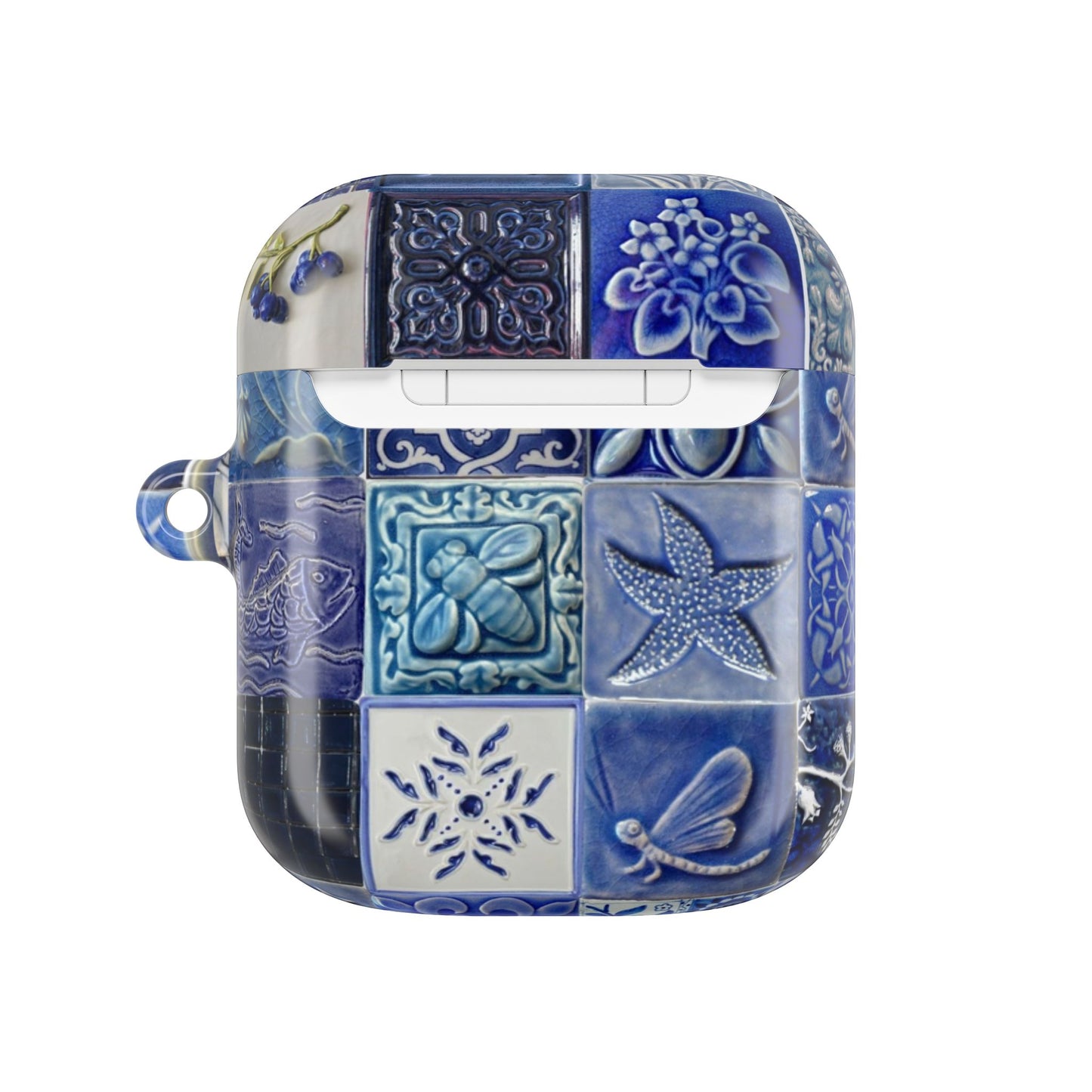 Midnight Mosaic Tiles AirPod Case