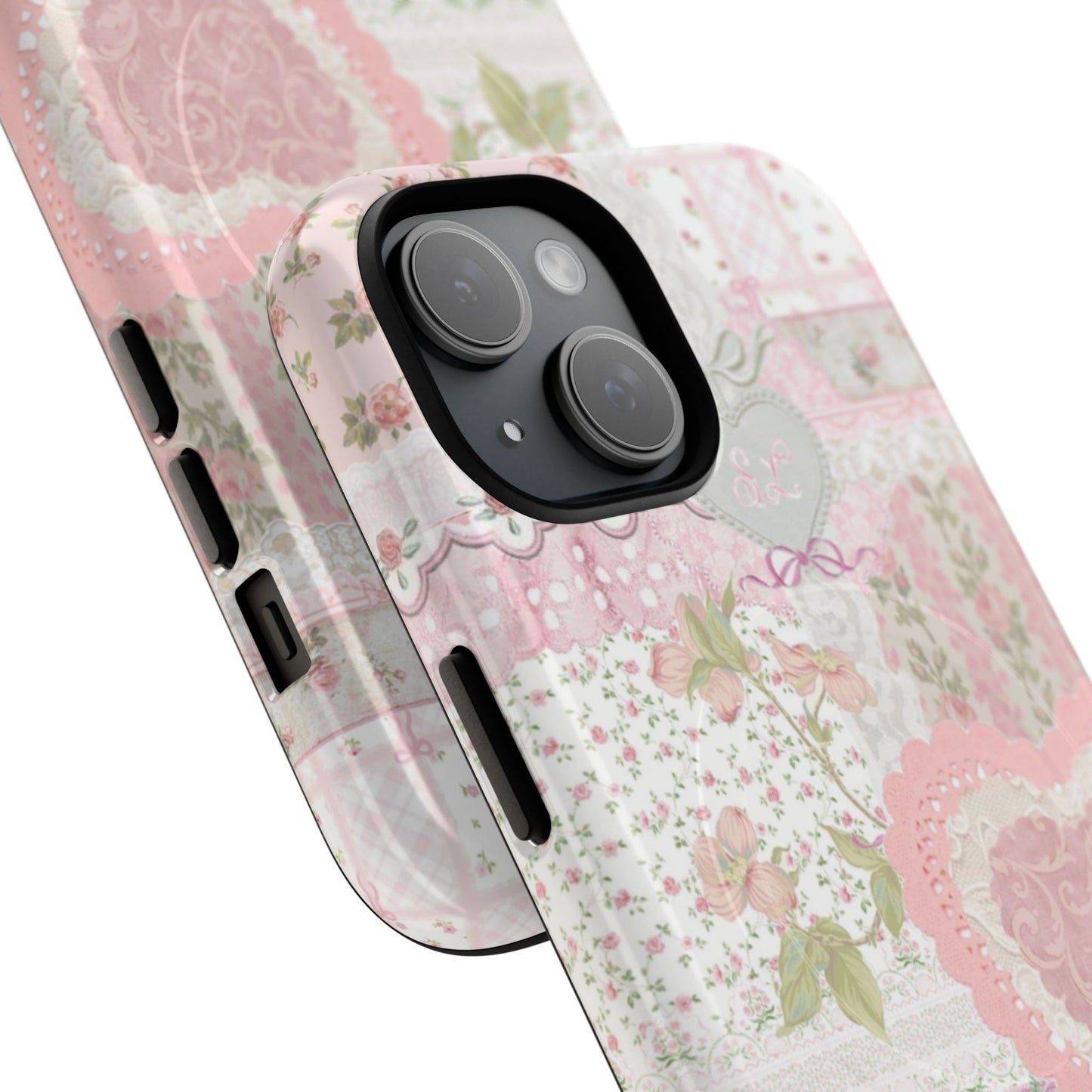 Blushing Floral Patchwork MagSafe Case