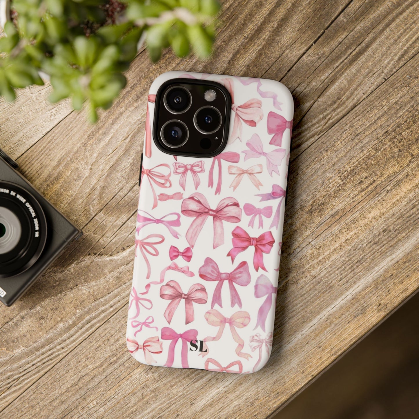 Pink Bows iPhone Case
