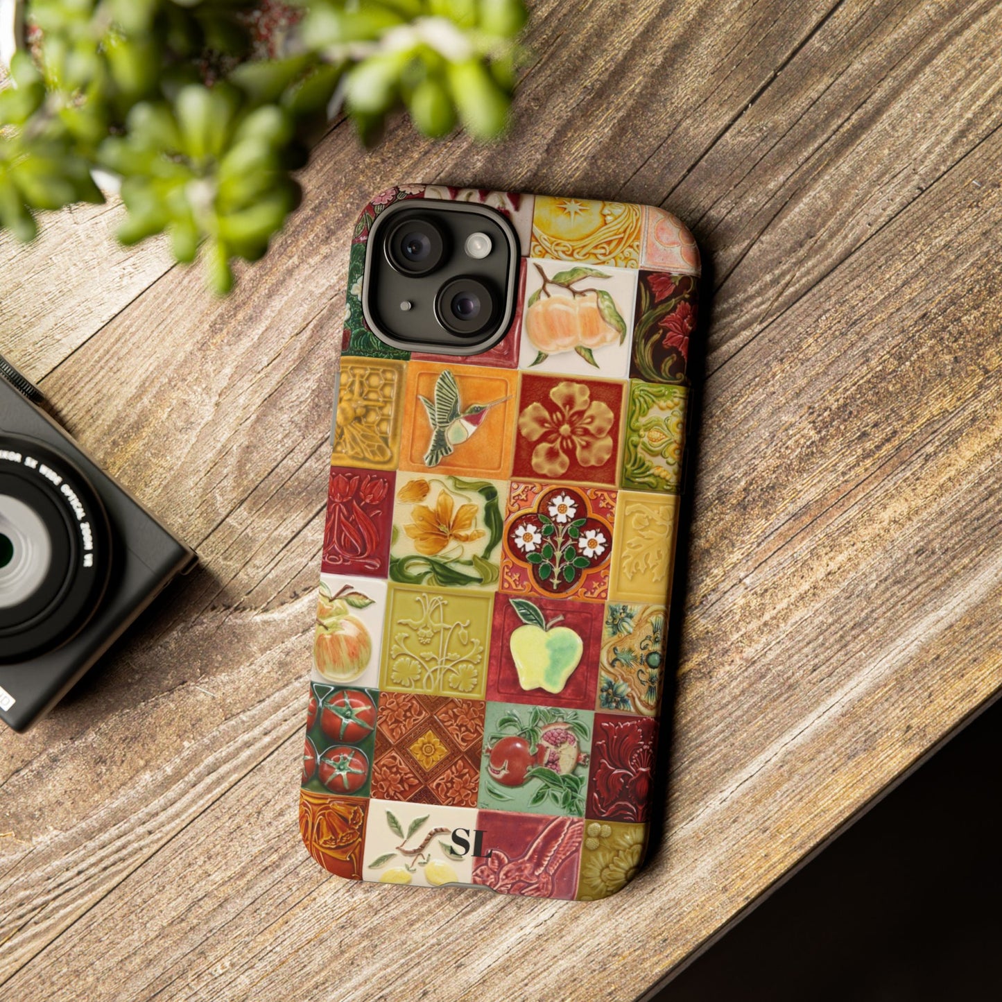 Orchard Mosaic Tiles iPhone Case