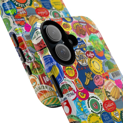 Fruit Stickers iPhone Case