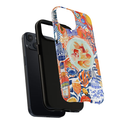 Navy Goldfish Bowl MagSafe Case