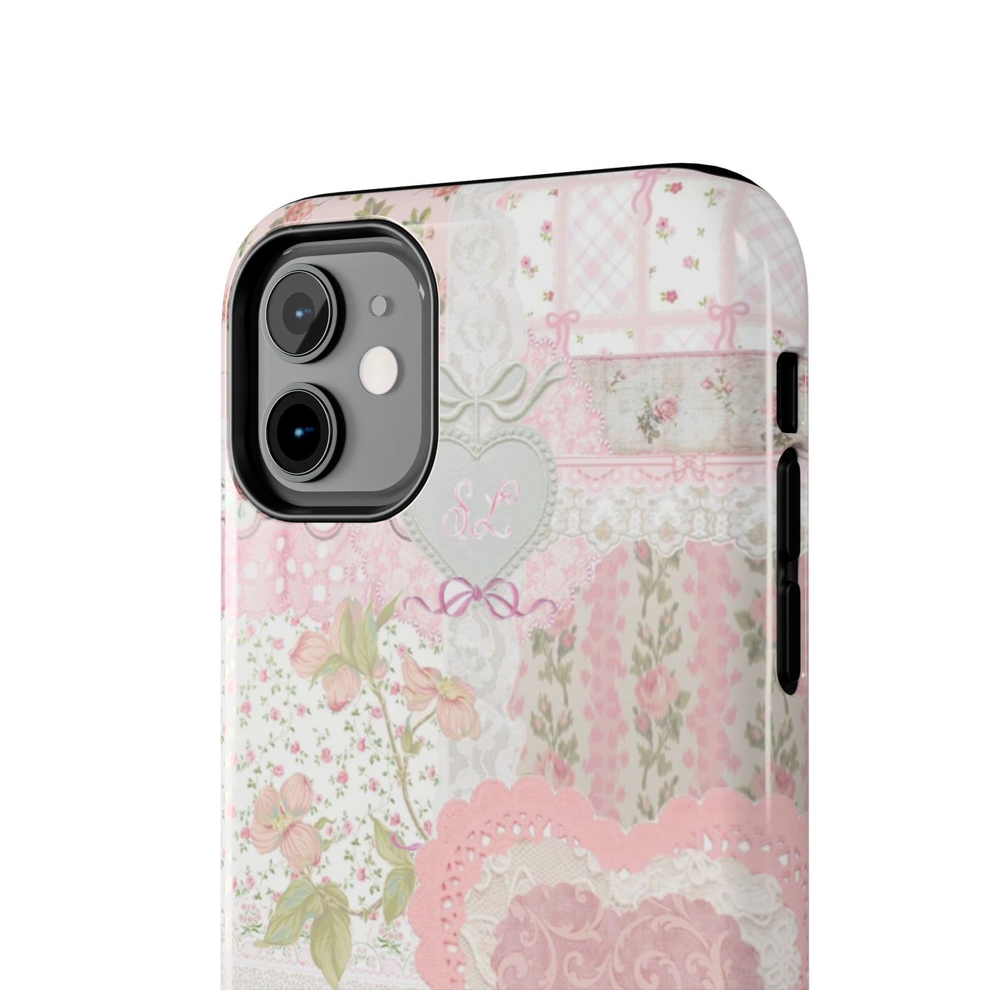 Blushing Floral Patchwork iPhone Case