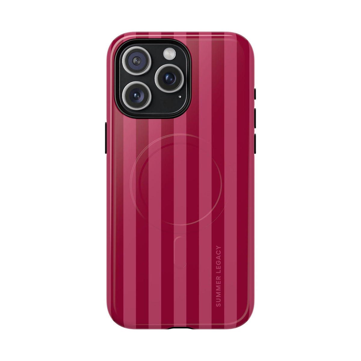 Berry Stripe MagSafe Case