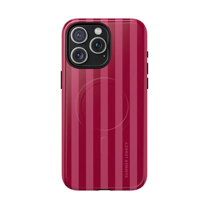Berry Stripe MagSafe Case