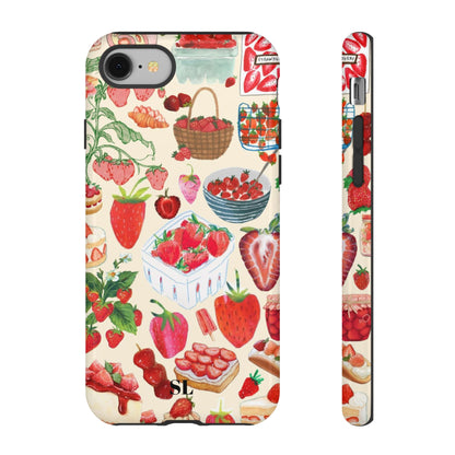 Strawberry Collage iPhone Case