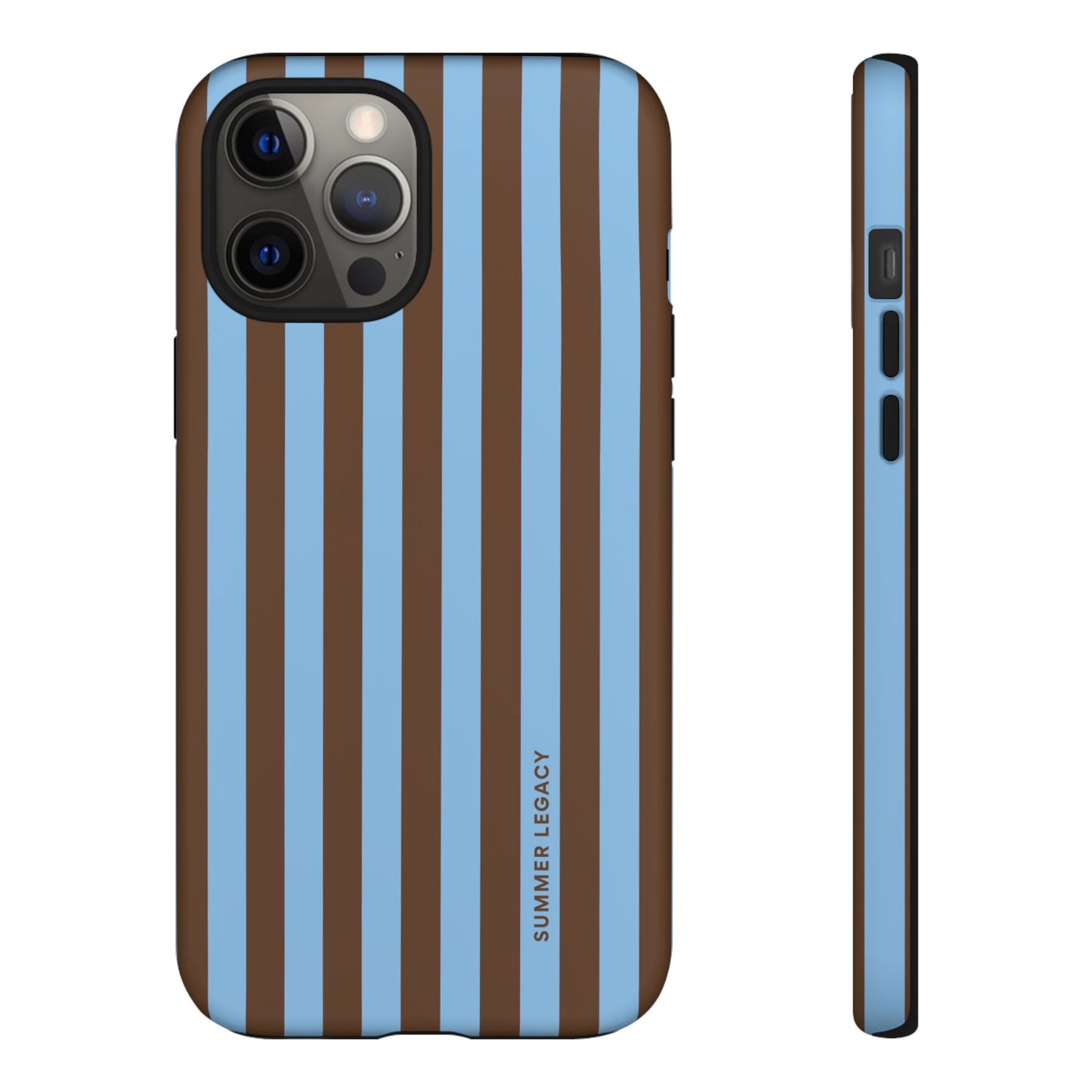 Mocha Stripe iPhone Case