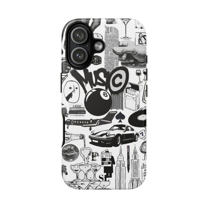 Black and White iPhone Case