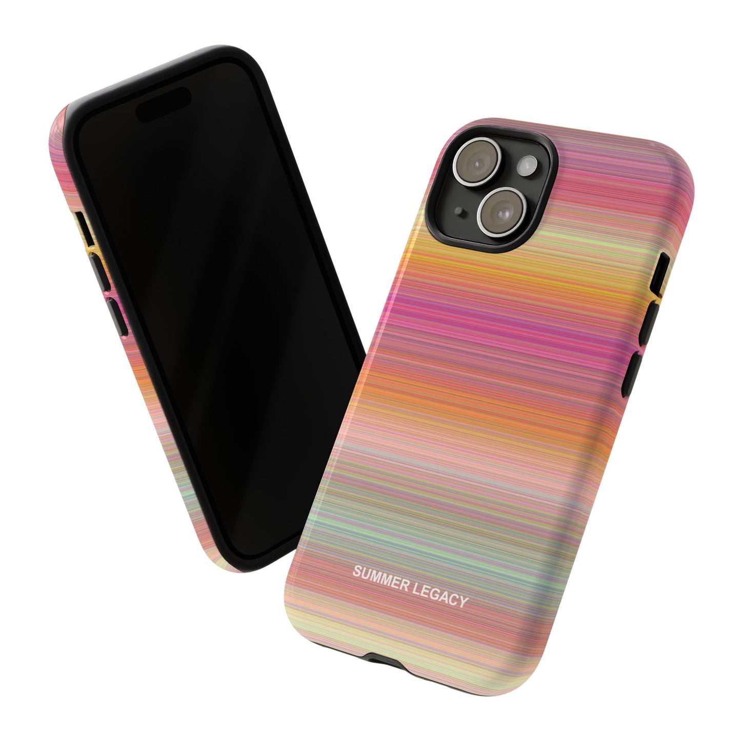 Champagne Ombre Stripe iPhone Case