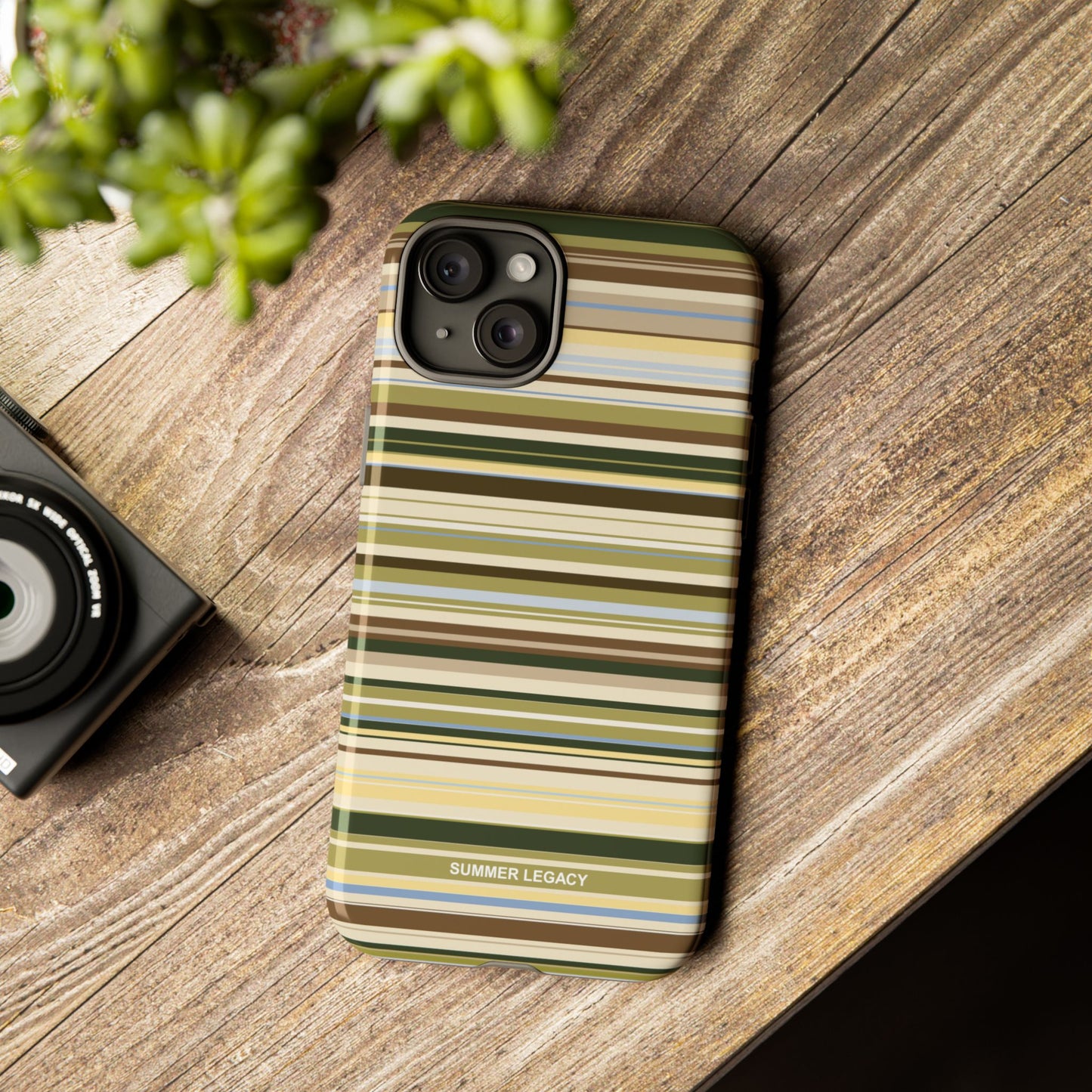 Palm Multi-stripe iPhone Case