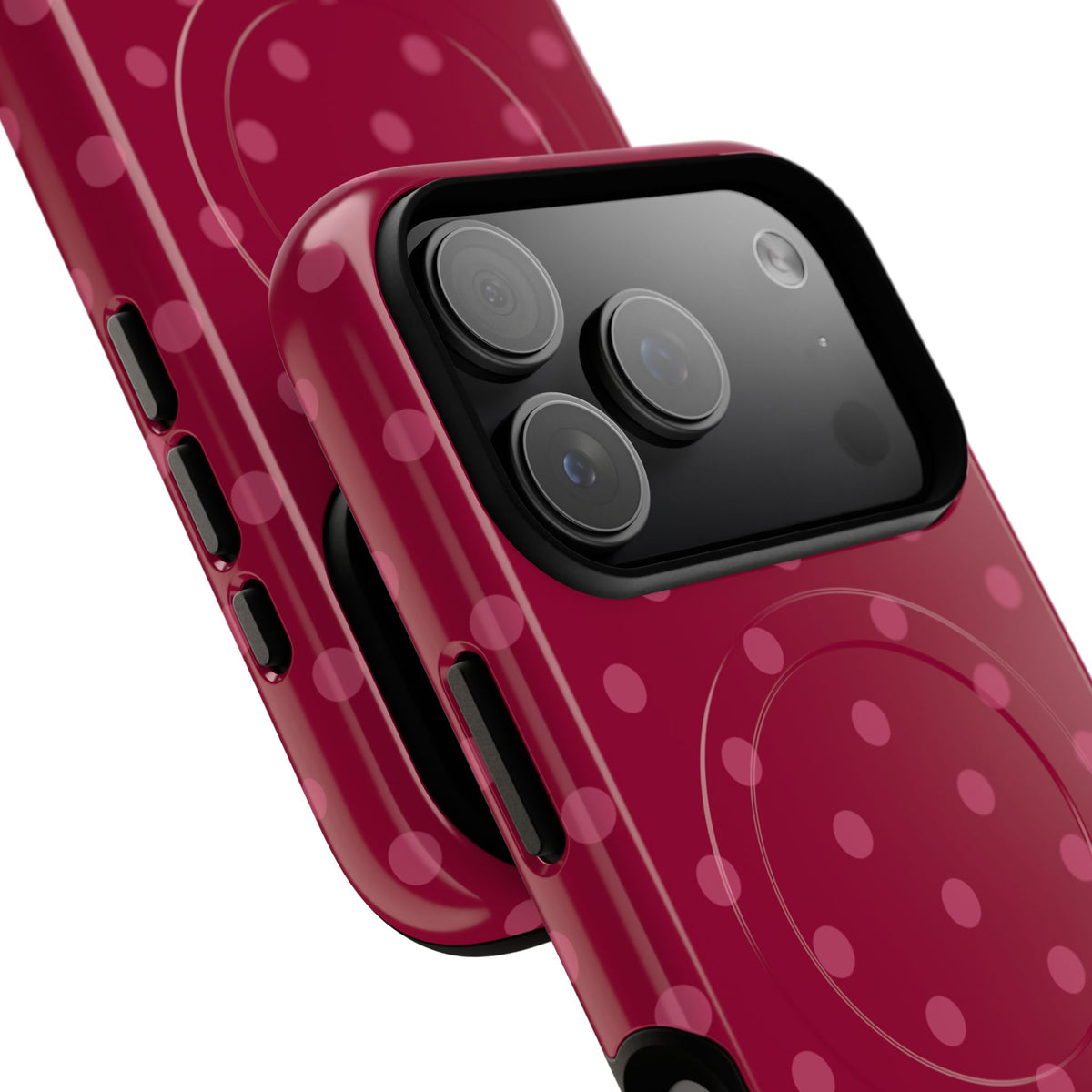Berry Polka Dot MagSafe Case