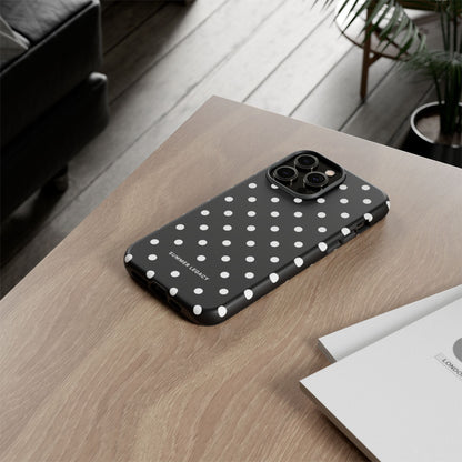 Ebony Polka Dot iPhone Case