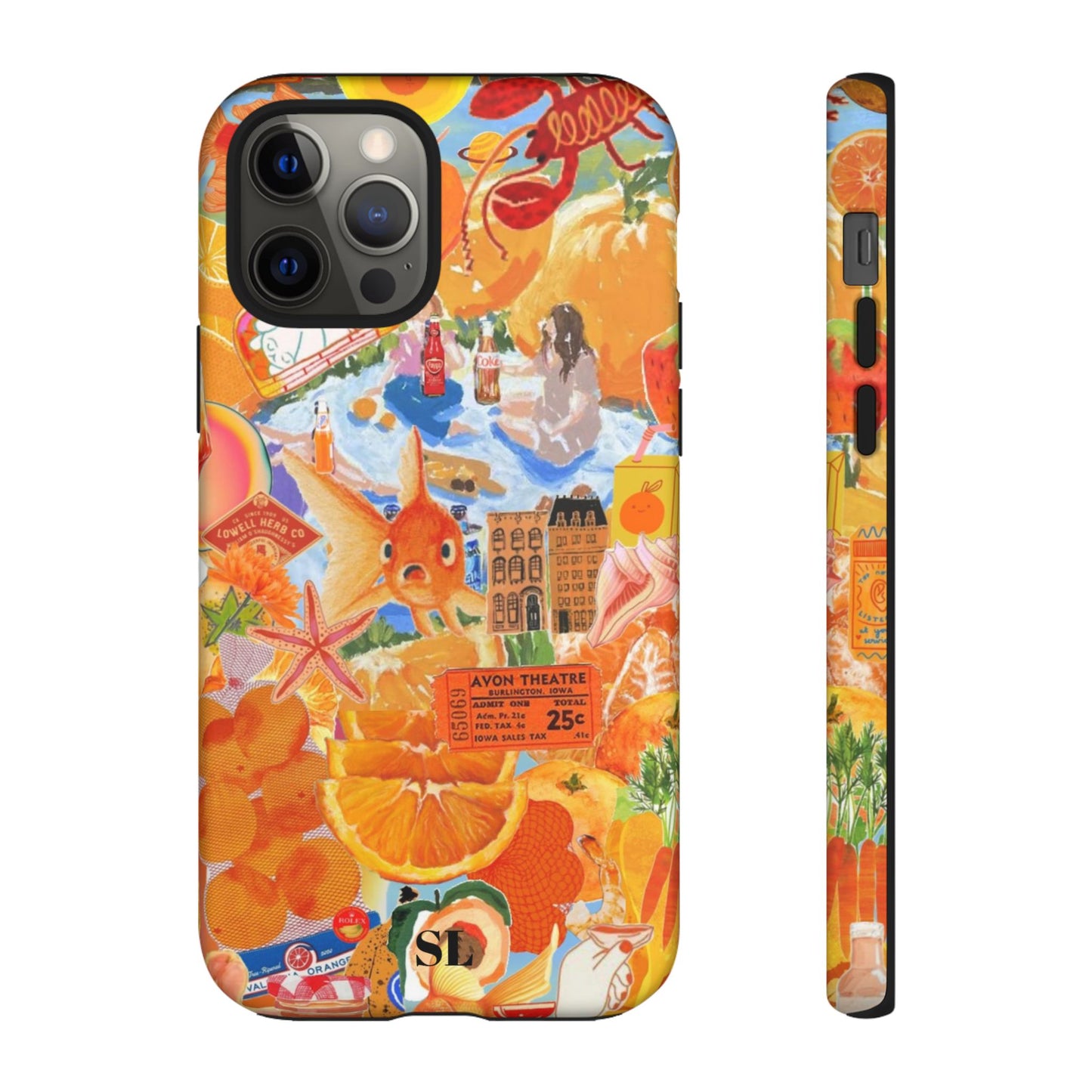 Orange Goldfish iPhone Case