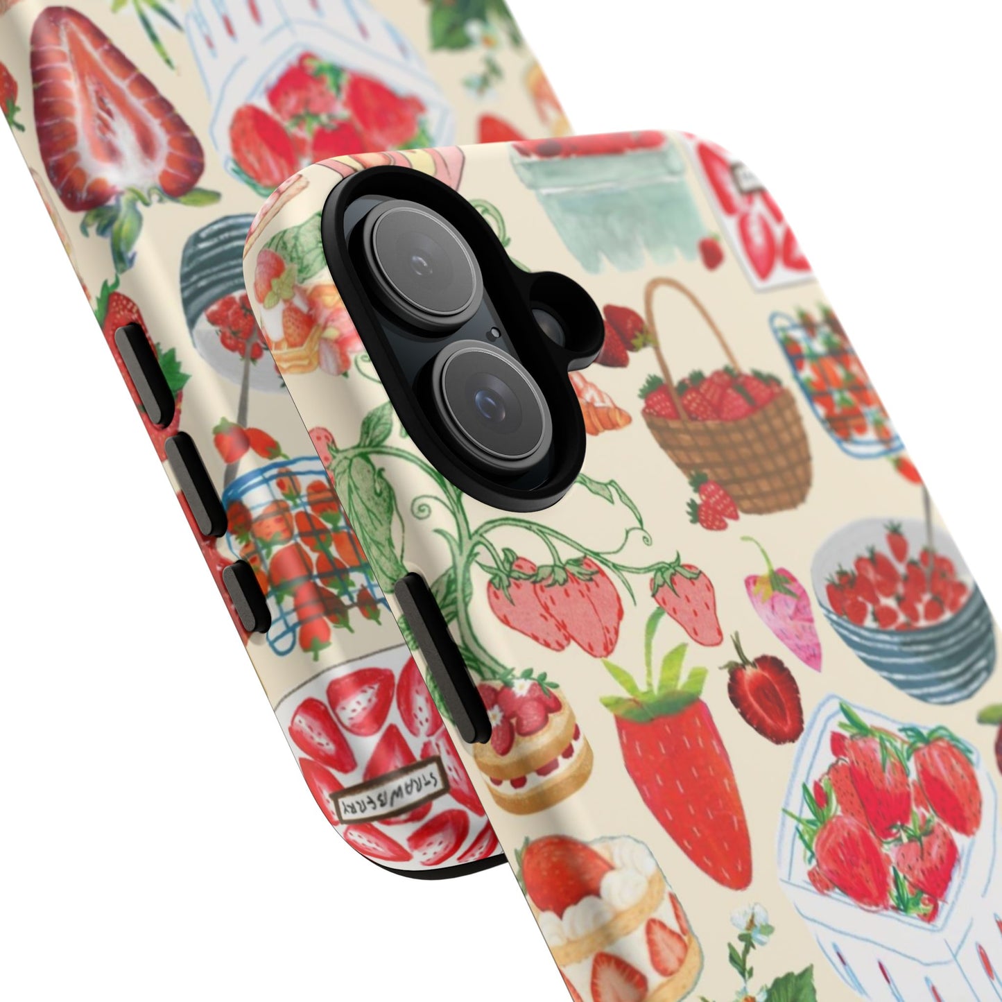 Strawberry Collage iPhone Case