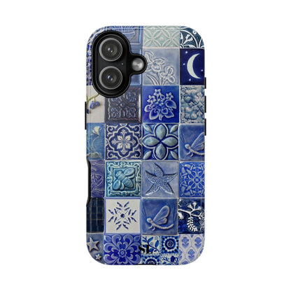 Midnight Mosaic Tiles iPhone Case