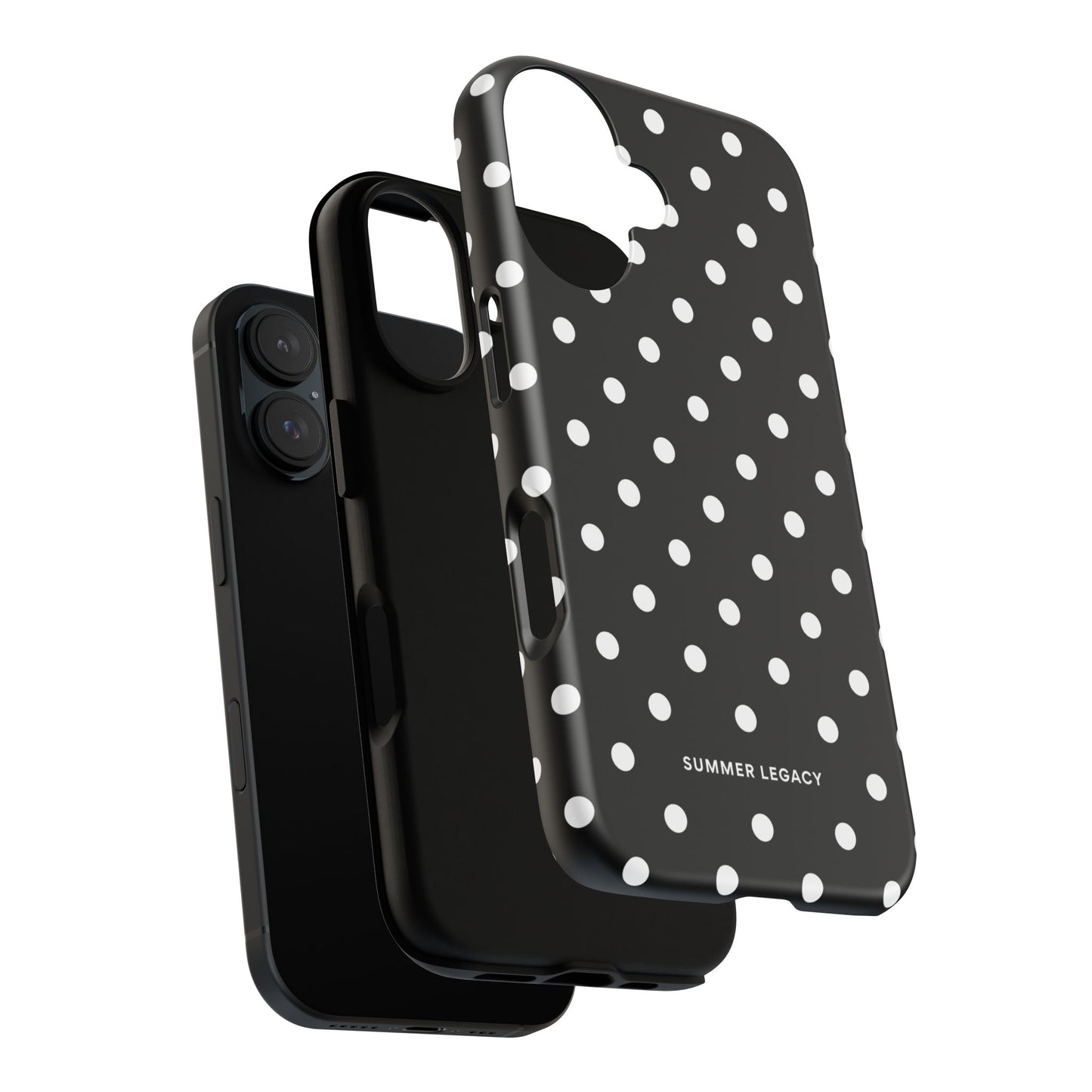 Ebony Polka Dot iPhone Case