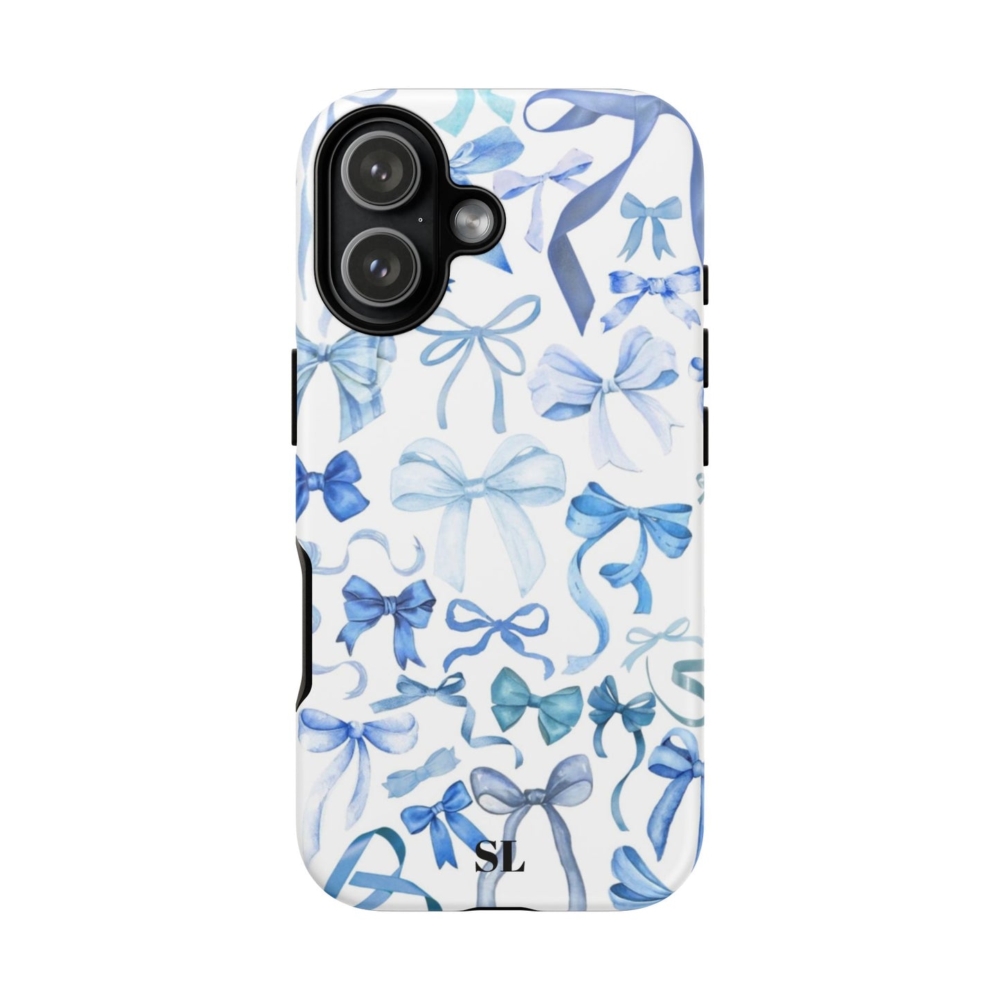 Blue Bows iPhone Case