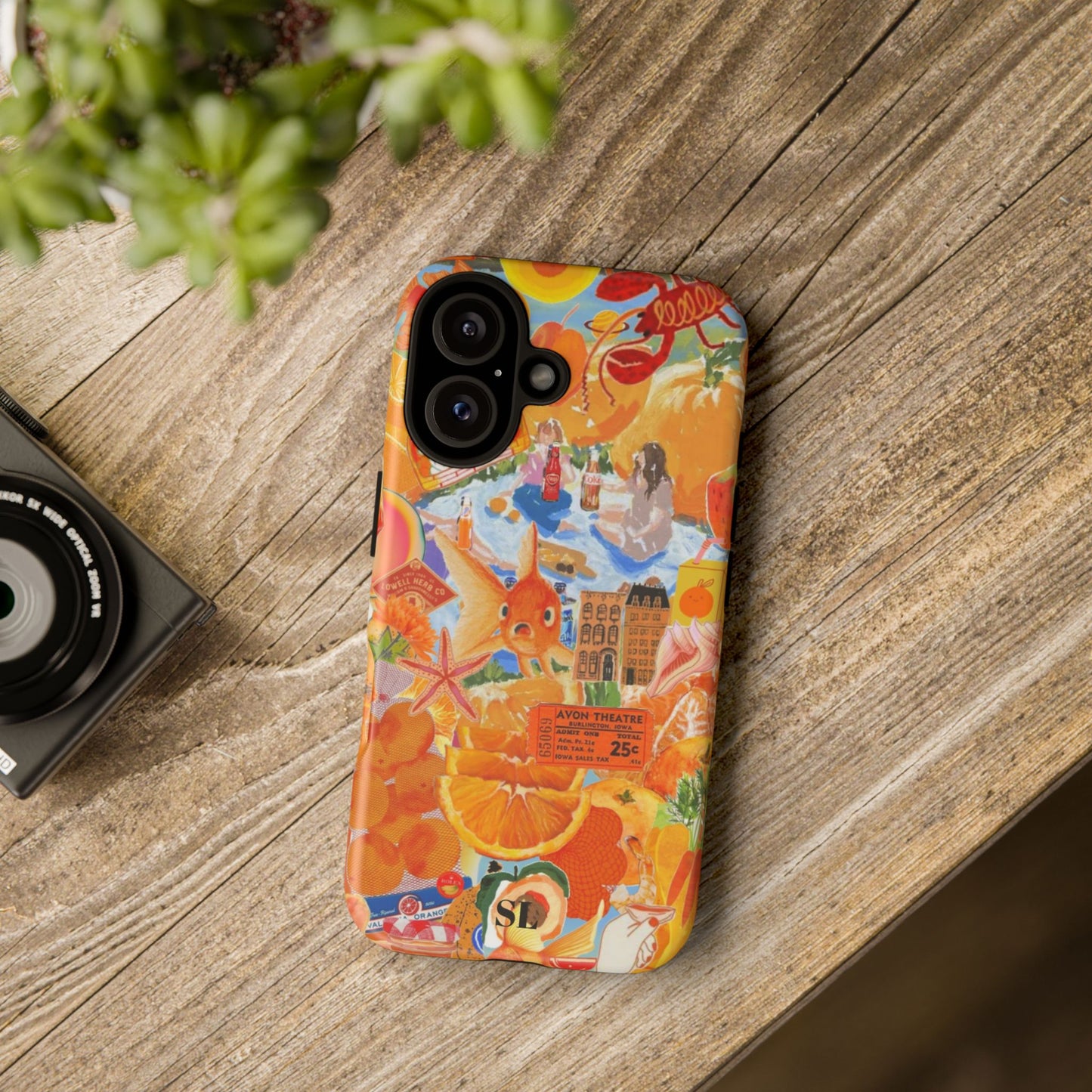Orange Goldfish iPhone Case