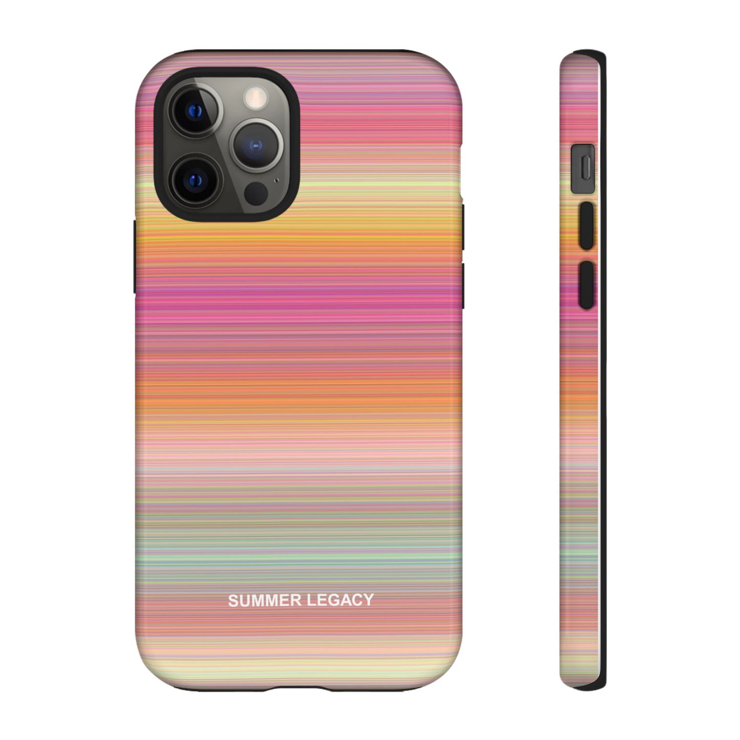 Champagne Ombre Stripe iPhone Case