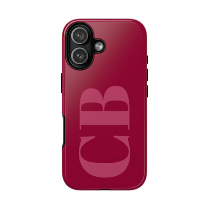 Berry Custom Initial iPhone Case