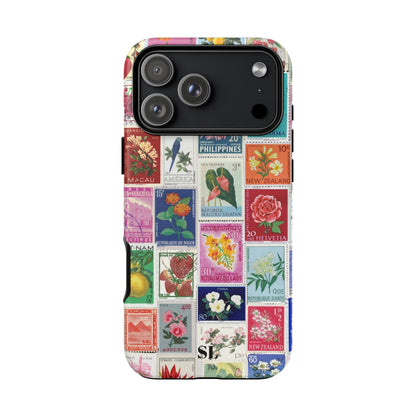 Postcard Stamps iPhone Case