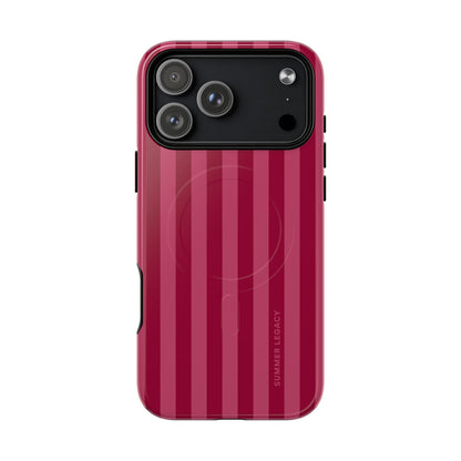 Berry Stripe MagSafe Case