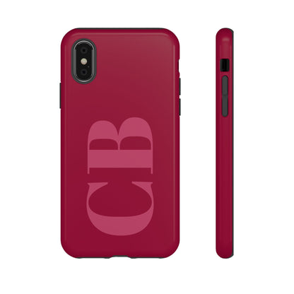 Berry Custom Initial iPhone Case