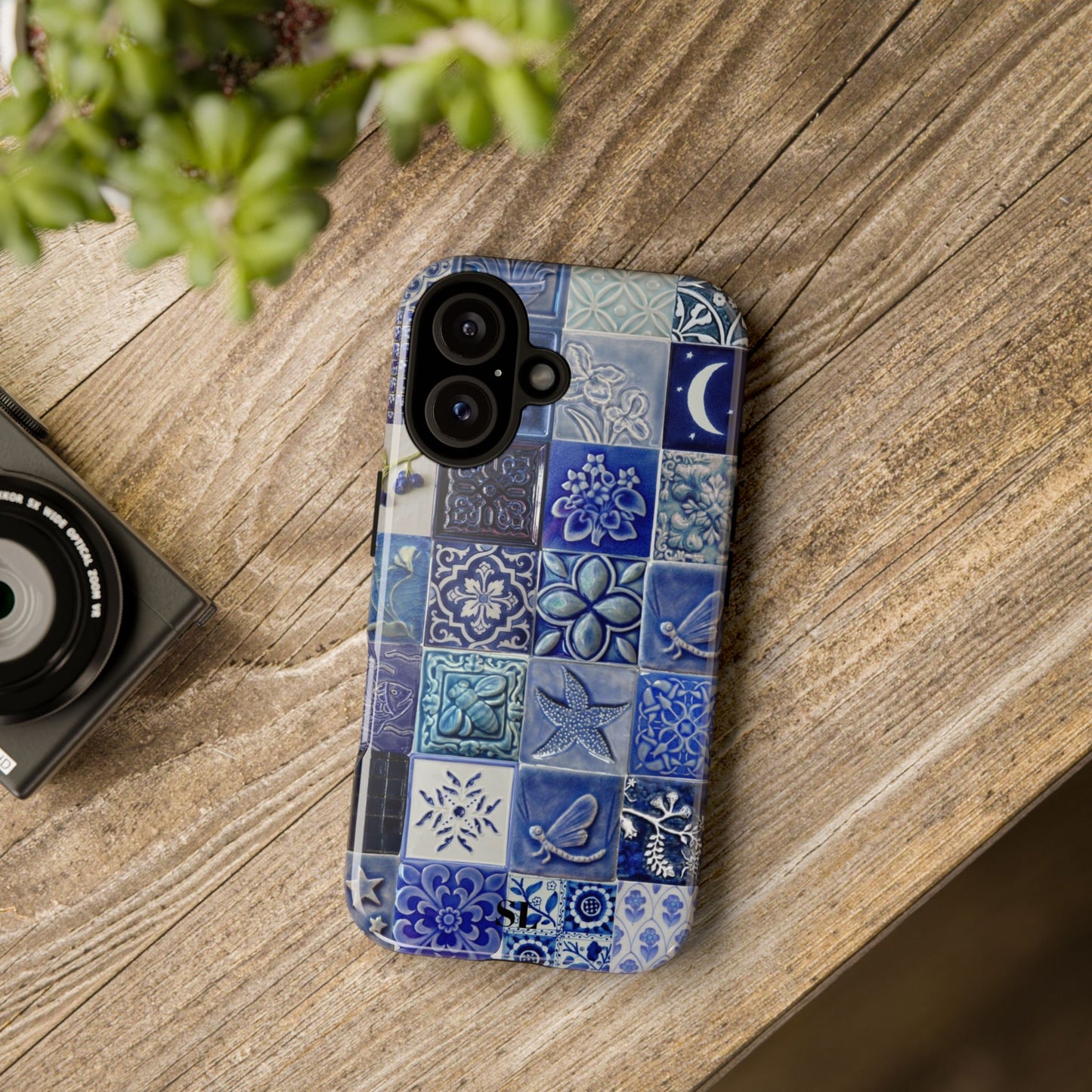 Midnight Mosaic Tiles iPhone Case