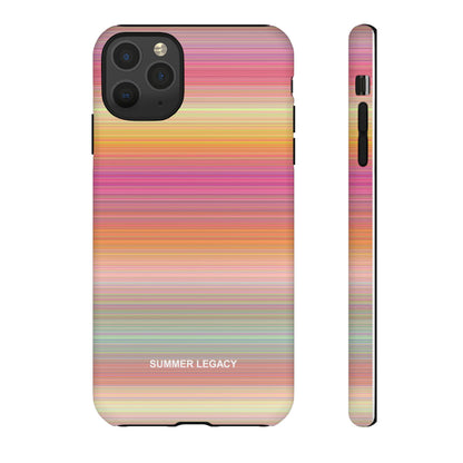 Champagne Ombre Stripe iPhone Case