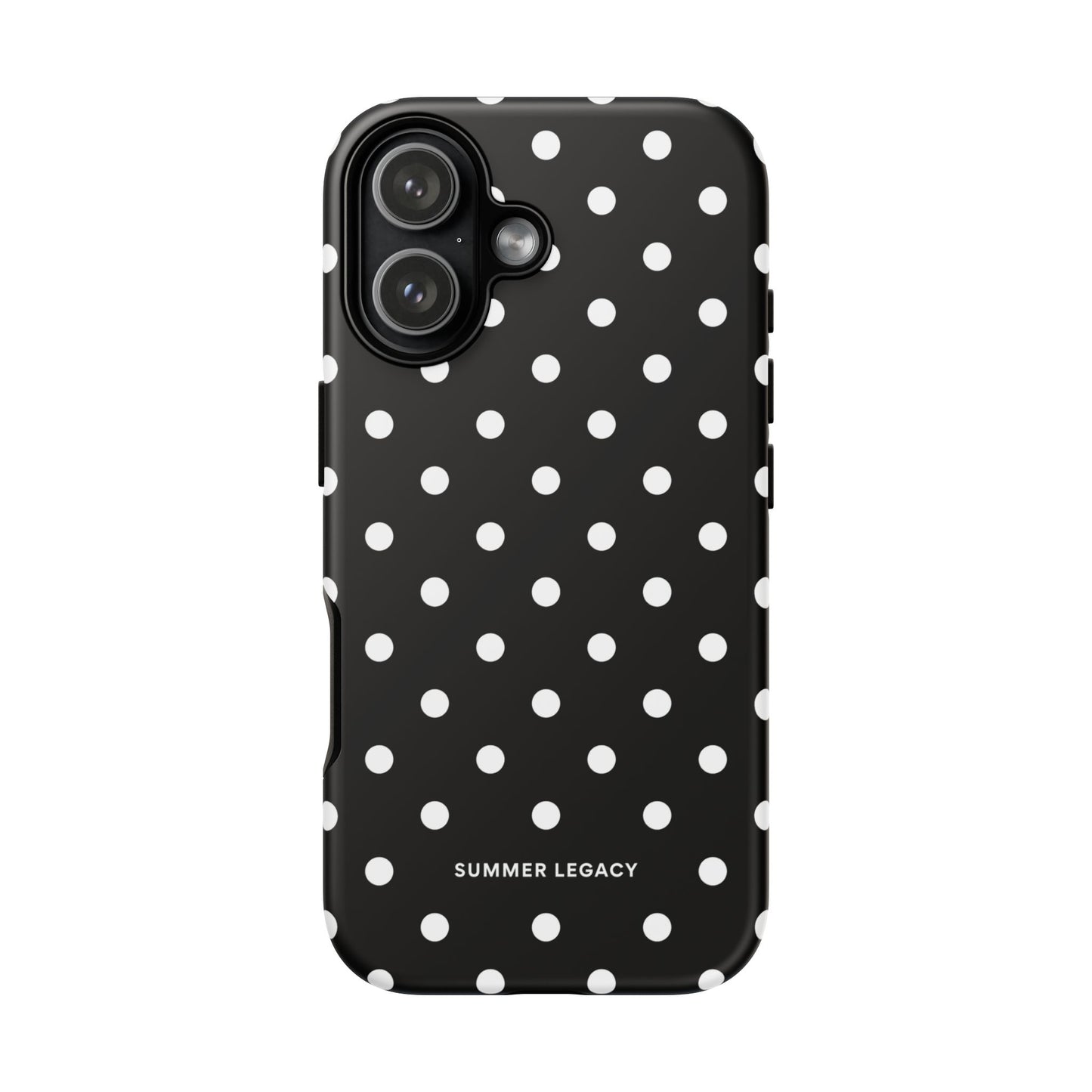 Ebony Polka Dot iPhone Case