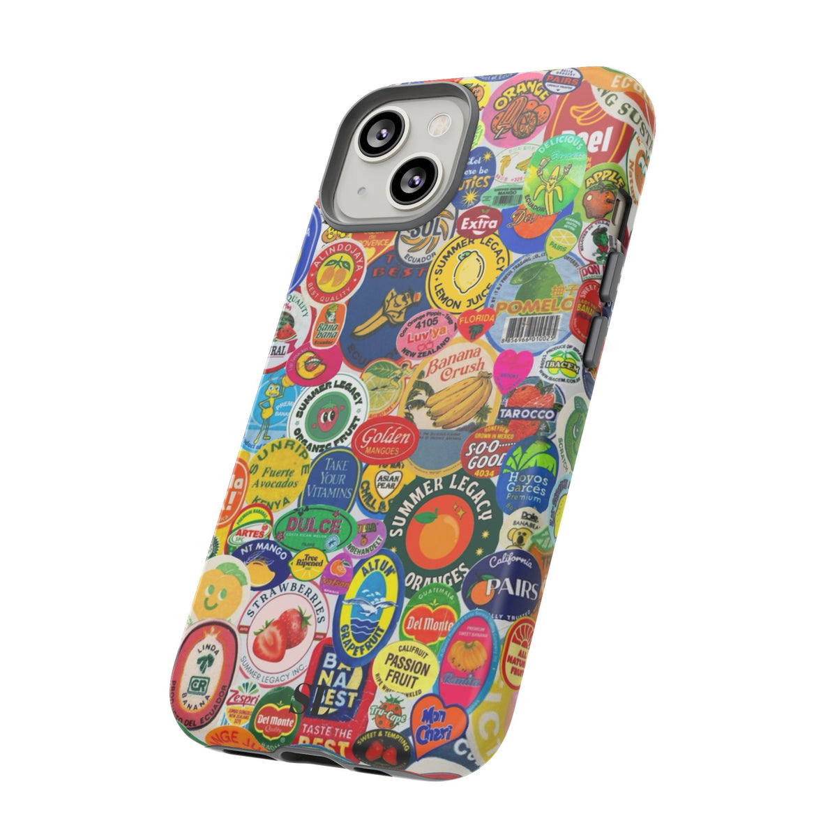 Fruit Stickers iPhone Case