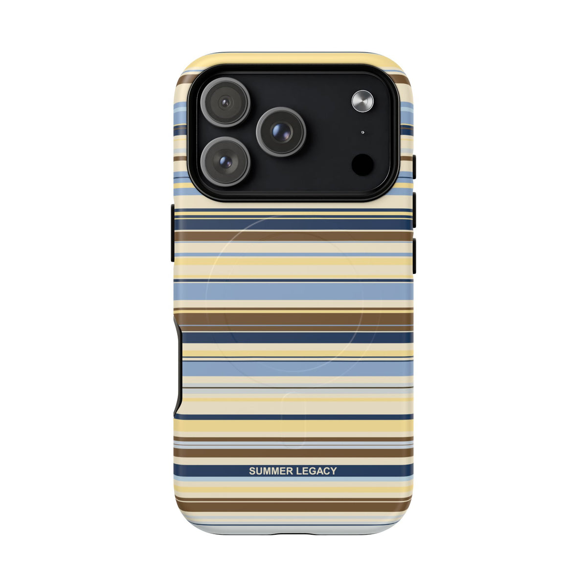 Coconut Multi Stripe MagSafe Case