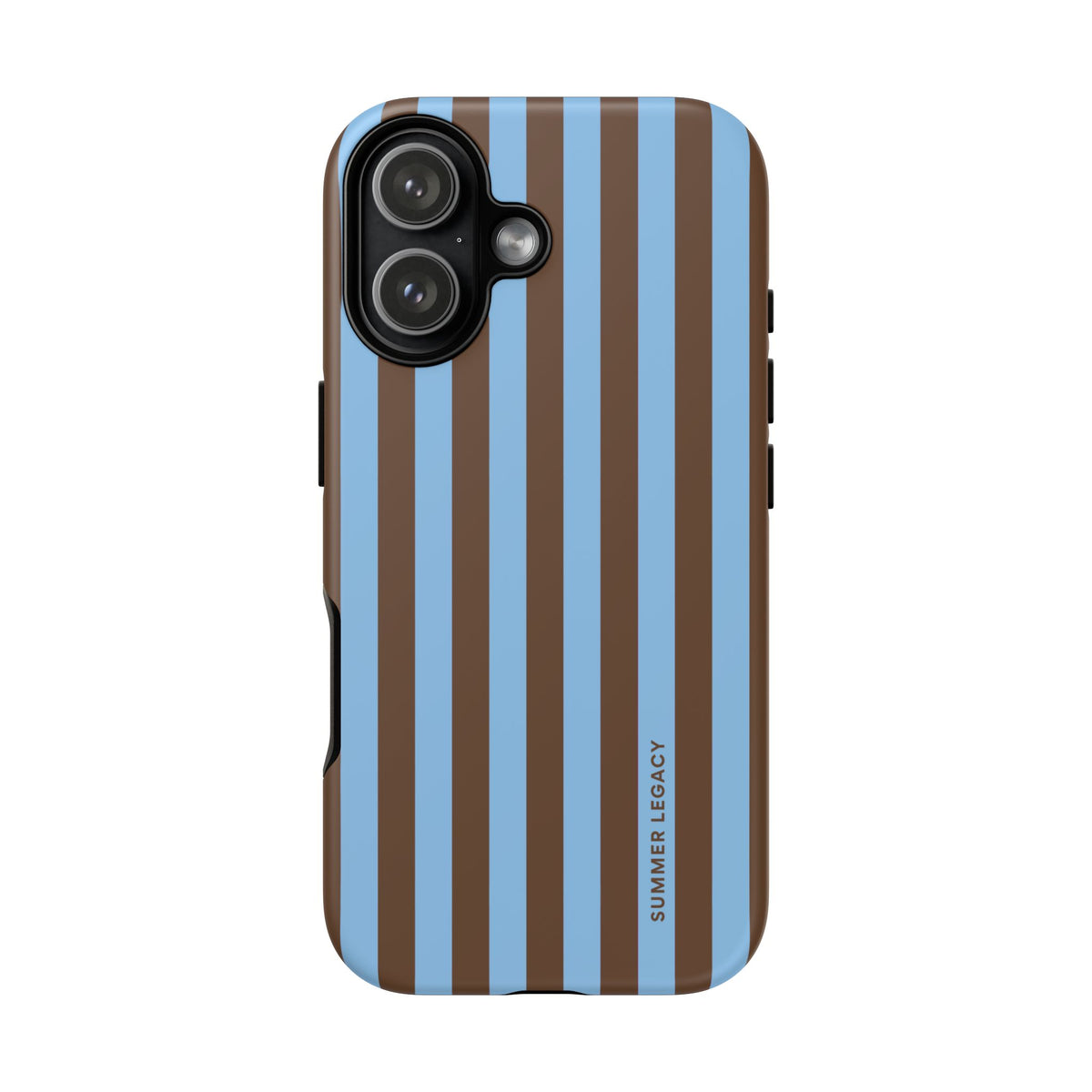 Mocha Stripe iPhone Case