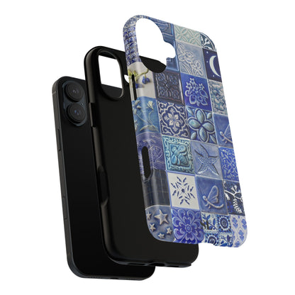 Midnight Mosaic Tiles iPhone Case