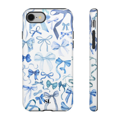 Blue Bows iPhone Case