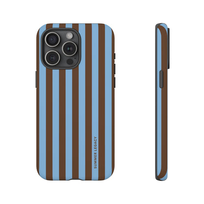 Mocha Stripe iPhone Case