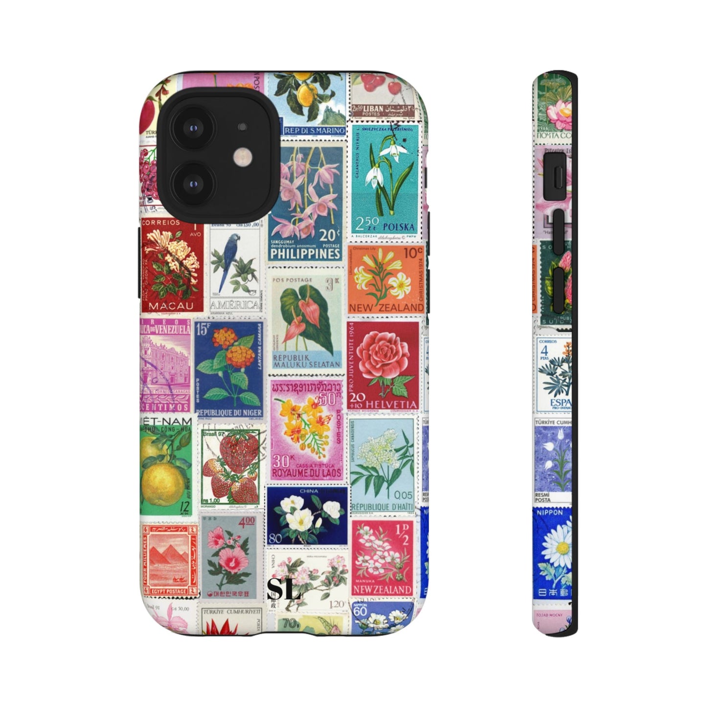 Postcard Stamps iPhone Case