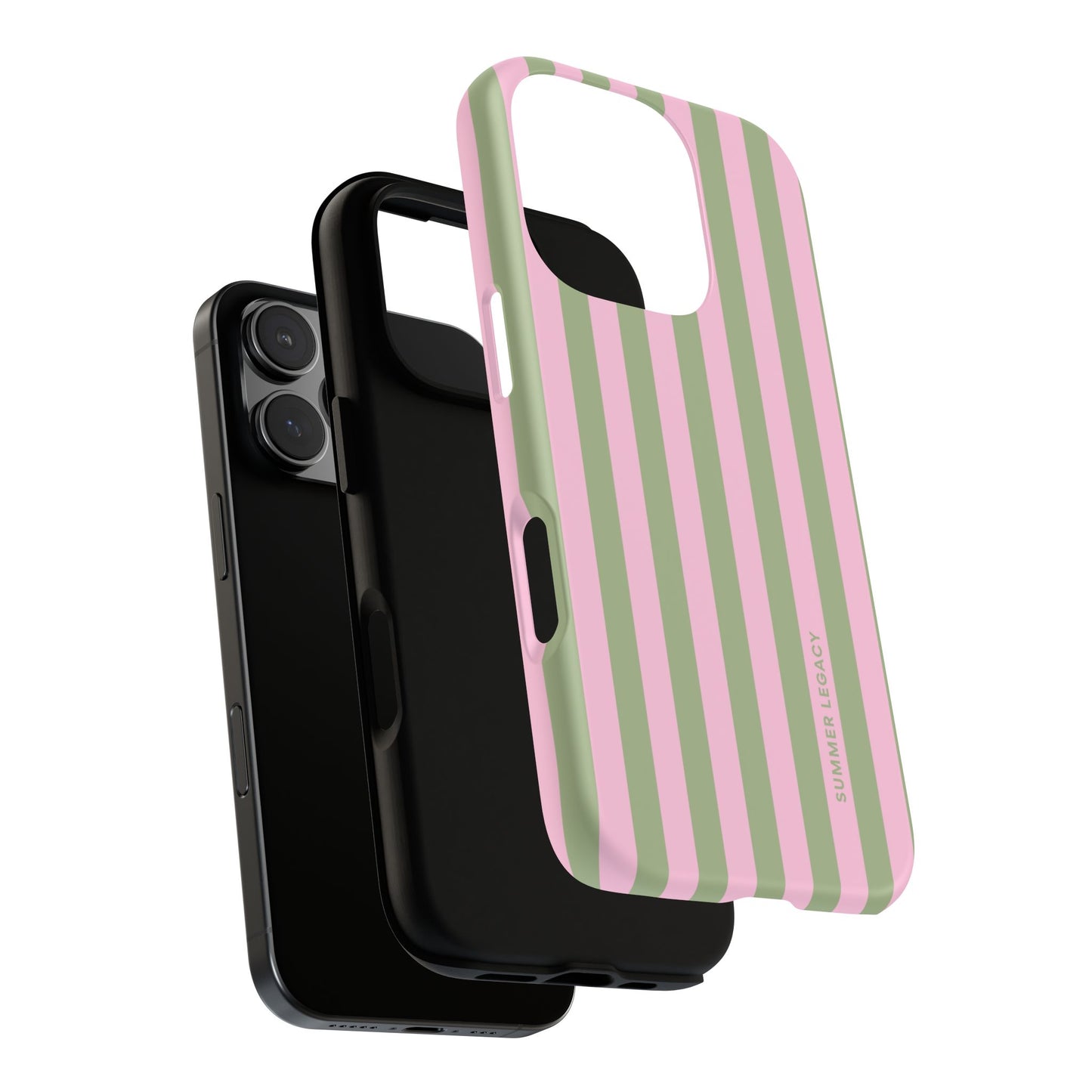Guava Stripe iPhone Case