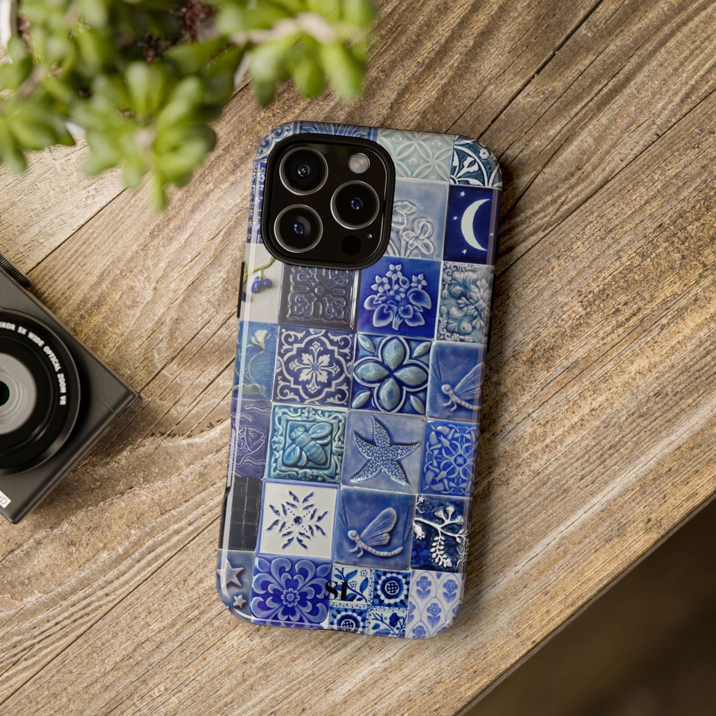 Midnight Mosaic Tiles iPhone Case