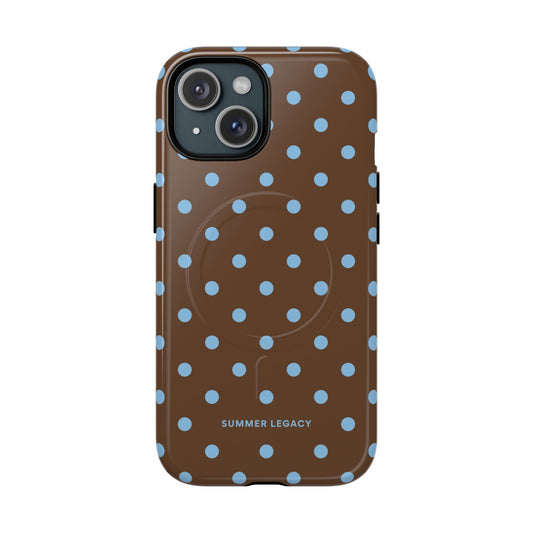Mocha Polka Dot MagSafe Case