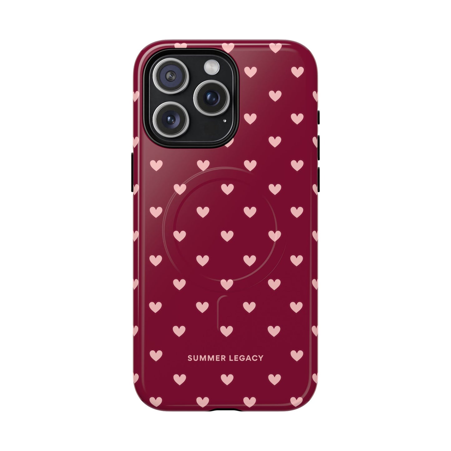 Berry Hearts MagSafe Case