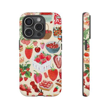 Strawberry Collage iPhone Case