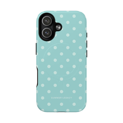 Teal Polka Dot MagSafe Case