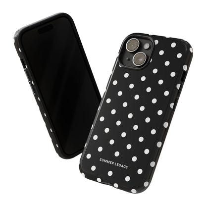 Ebony Polka Dot iPhone Case