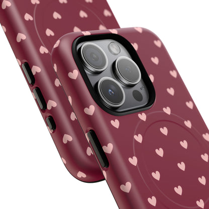 Berry Hearts MagSafe Case