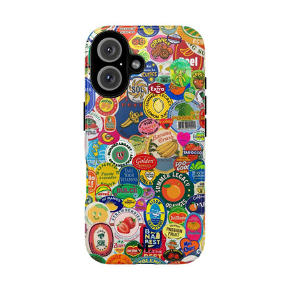 Fruit Stickers iPhone Case