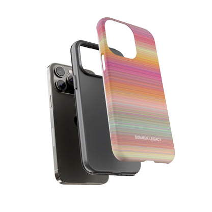 Champagne Ombre Stripe iPhone Case