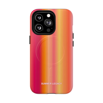 Amber Glow Ombre Stripe MagSafe Case